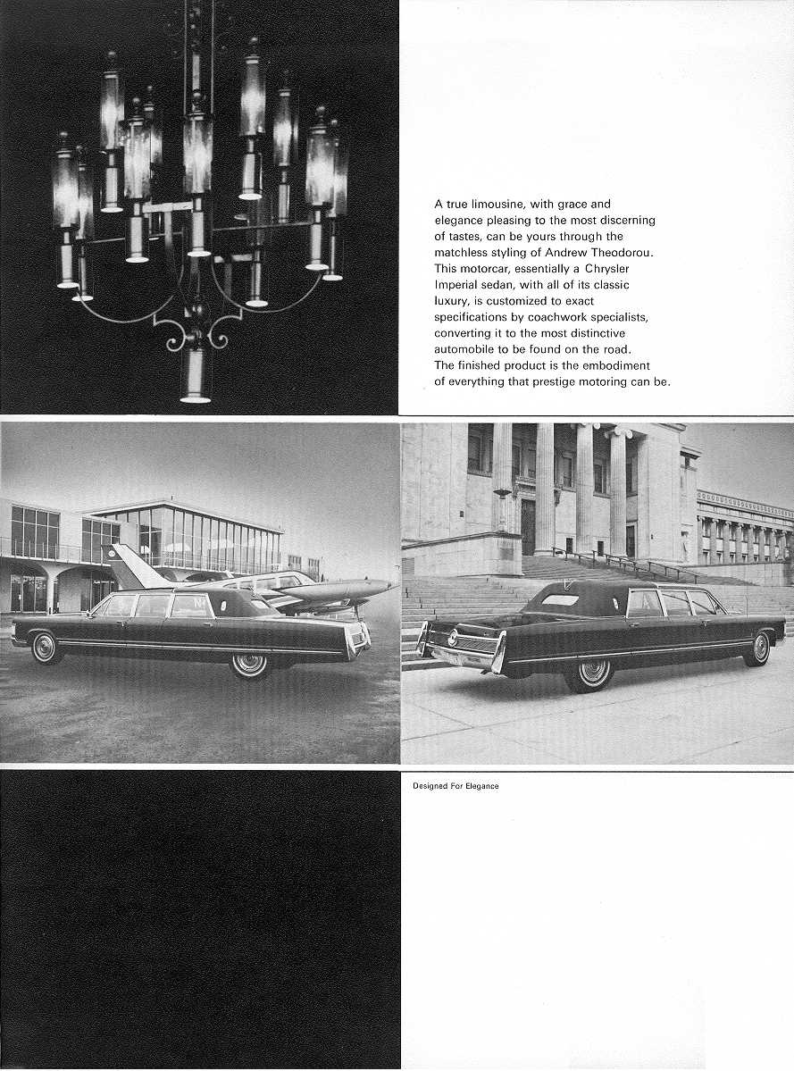 1967 Chrysler Imperial Limousine Folder Page 2